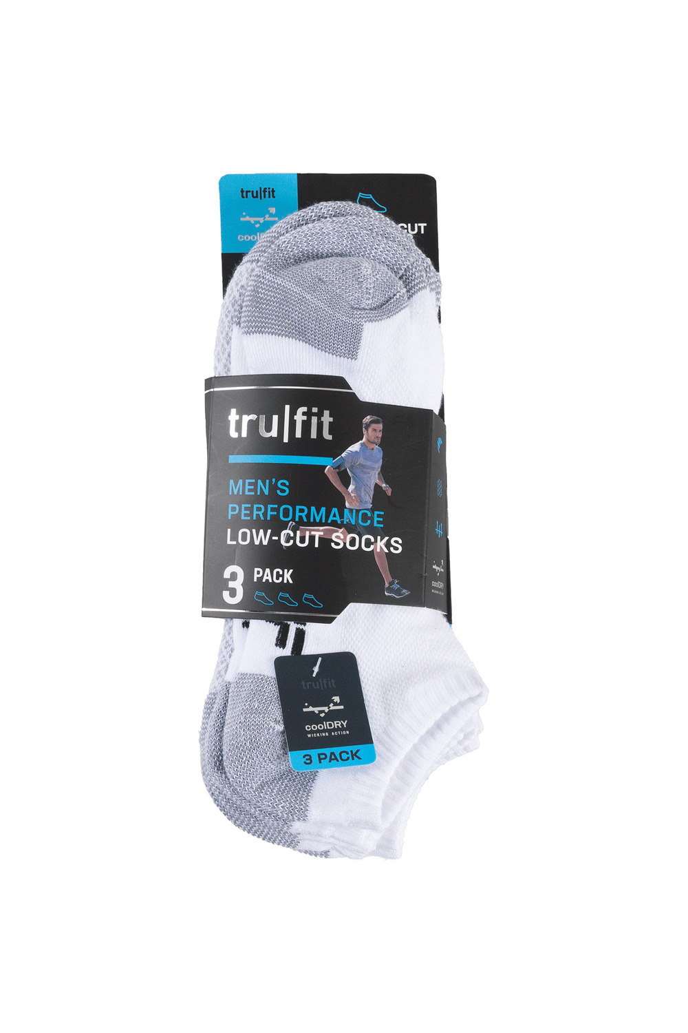 tru|fit - Low-cut sport socks, pk. of 3